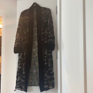 The Kooples duster  size 1 in camo never worn